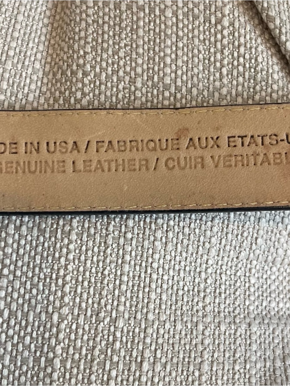 Laura Ashley Classic Black Leather Belt w/ Gold Buckle Women’s size Small - Picture 3 of 8